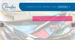 Desktop Screenshot of fondationdouglas.qc.ca